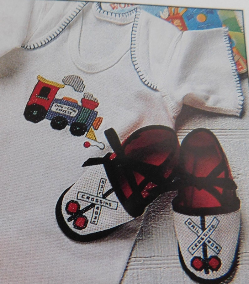 Crossstitch Pretty Baby Vintage 1995 The Needlecraft Shop Instant PDF Digital Download