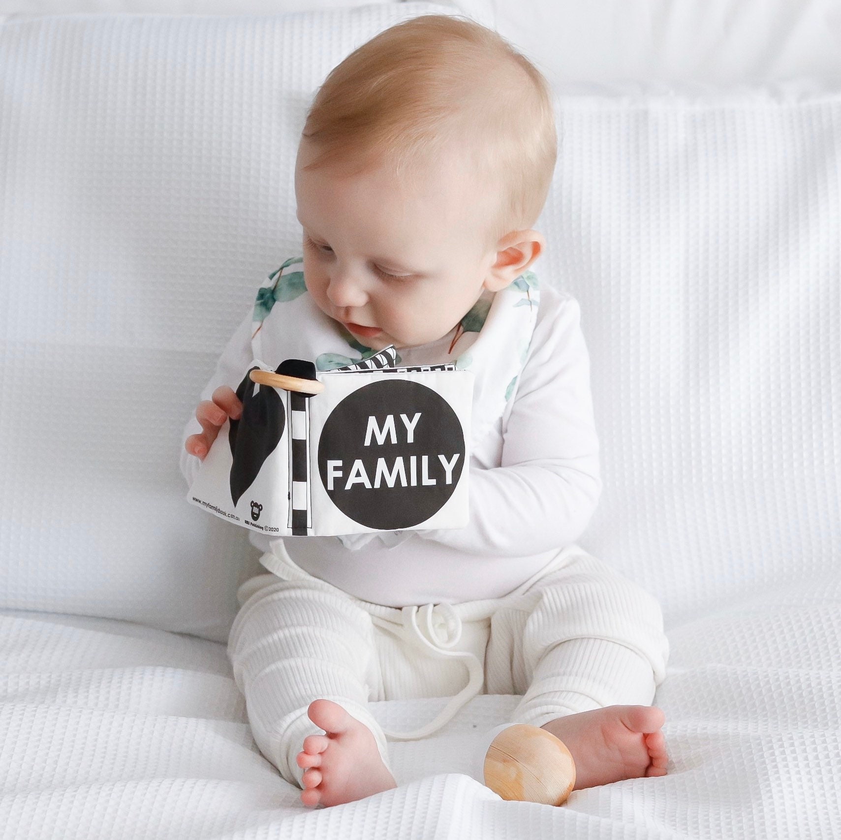 My Family Book Personalised soft book for baby Etsy