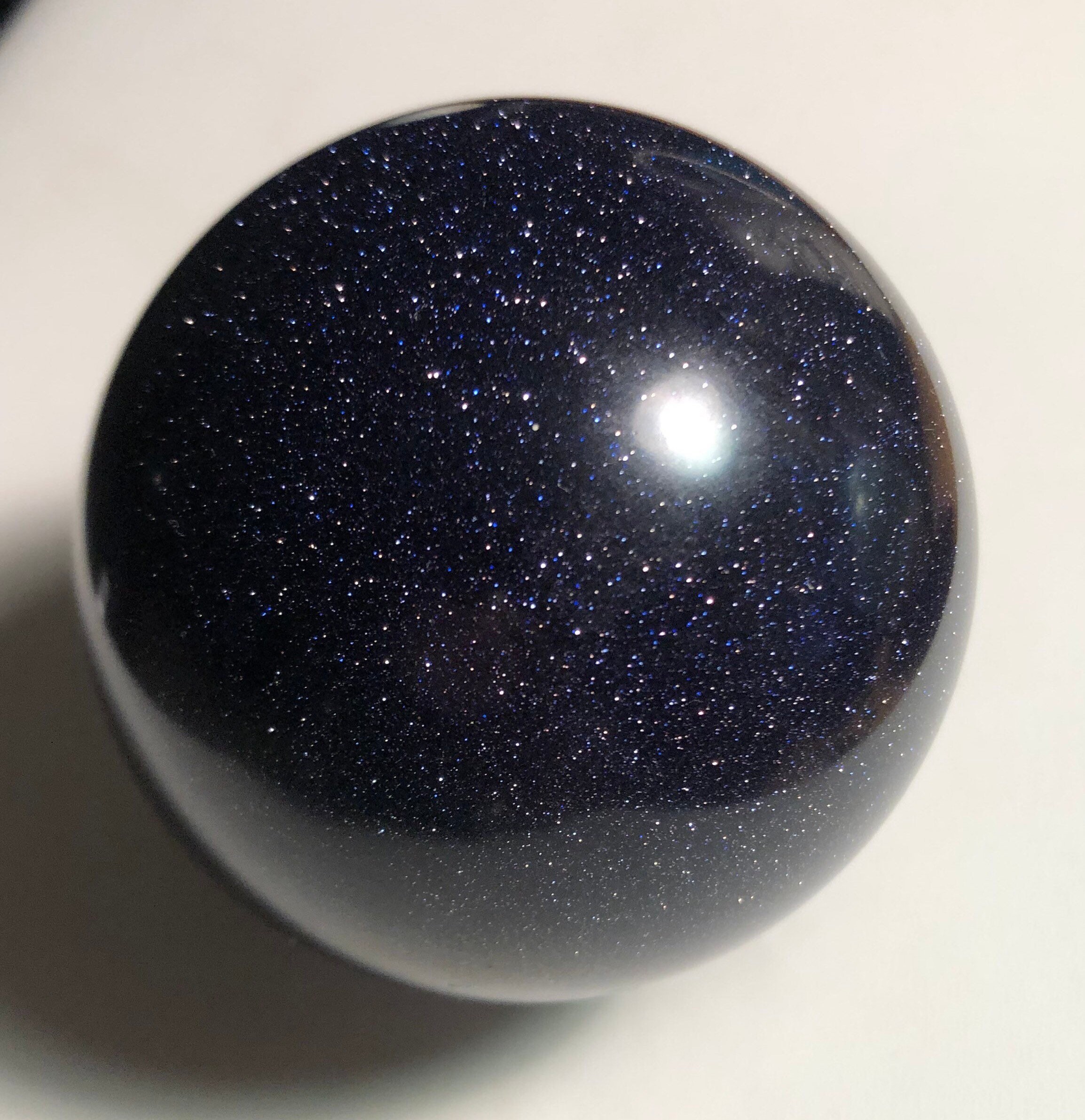 Blue Sandstone Sphere Crystal Gemstone Sparkly Etsy