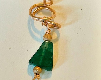 Lok Schmuck | Dread Perlen | Dread Anhänger | 14K | 14K Gold gefüllt | Edelsteine | Gelber Jaspis | Lapislazuli
