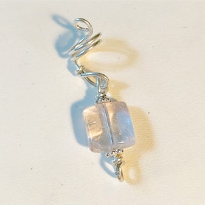 Loc Jewelry Dreadlock Accessories Sterling Silver Adjustable Gemstone Dread Bead Charm Jewel Bridal Hair Schmuck