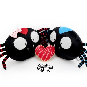 Araña niña peluche tierno regalo cumpleaños Decoración personalizado nombre tarantula kawaii juguete suave dia bebé recuerdo goth guyuminos imagen 10