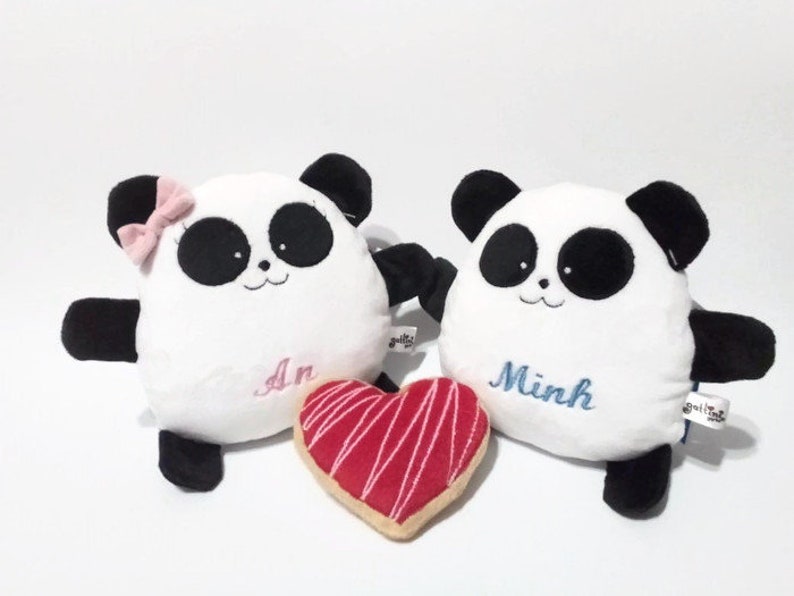 LITTLE Panda  Bear Couple  Toy Cute Gift plushies 