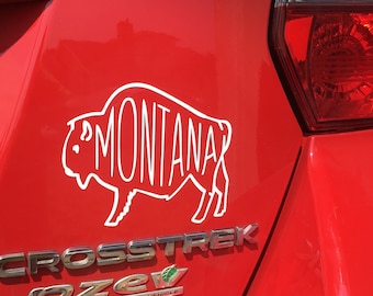 Decal Vinyl | Montana Bison