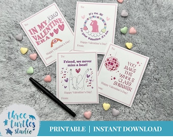 私のバレンタイン時代のカード、テイラー・バレンタイン風カード、バレンタインデーカードの即時ダウンロード、テイラー・バレンタインの印刷可能カード