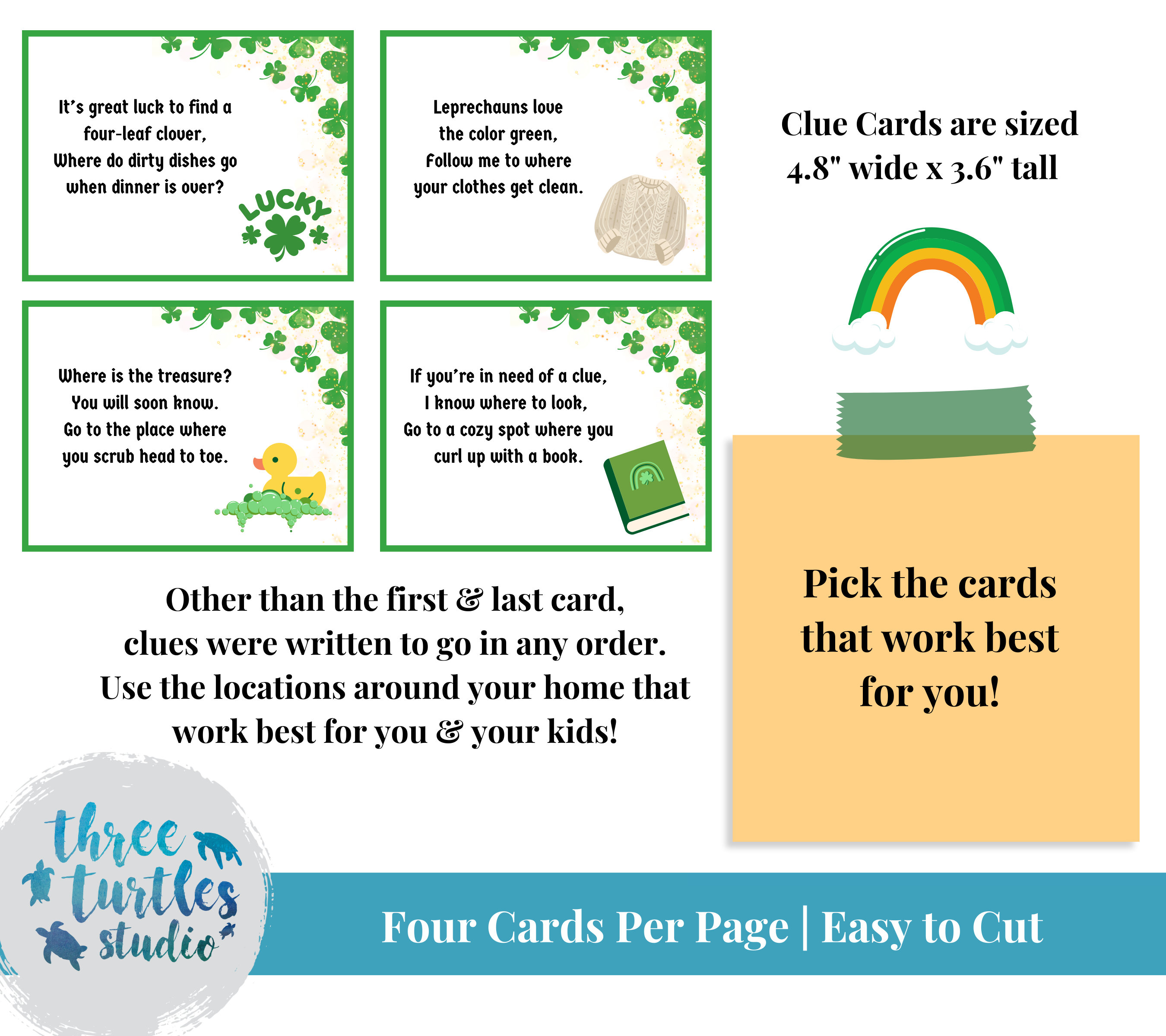 St. Patrick's Day Leprechaun Treasure Hunt Printable, Leprechaun ...