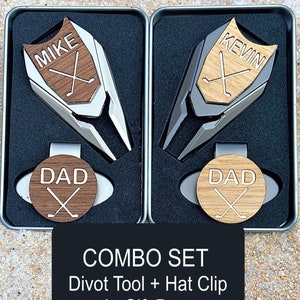 Golf Gifts For Men Golf Ball Marker Divot Tool Personalized Gift for Man Dad Him Groomsmen Father&#39;s Day Custom Engraved Sports Gifts for Him