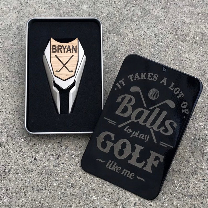 Golf Ball Marker Divot Tool/ Personalized Custom Engraved Etsy