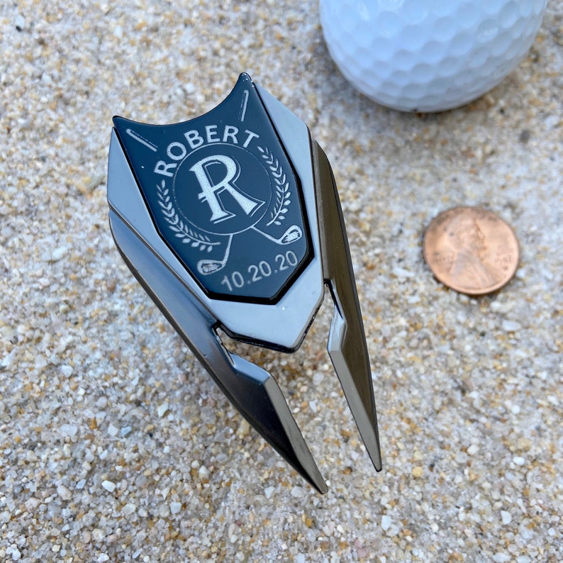 Golf Ball Marker Divot Tool / Personalized Custom Engraved Etsy
