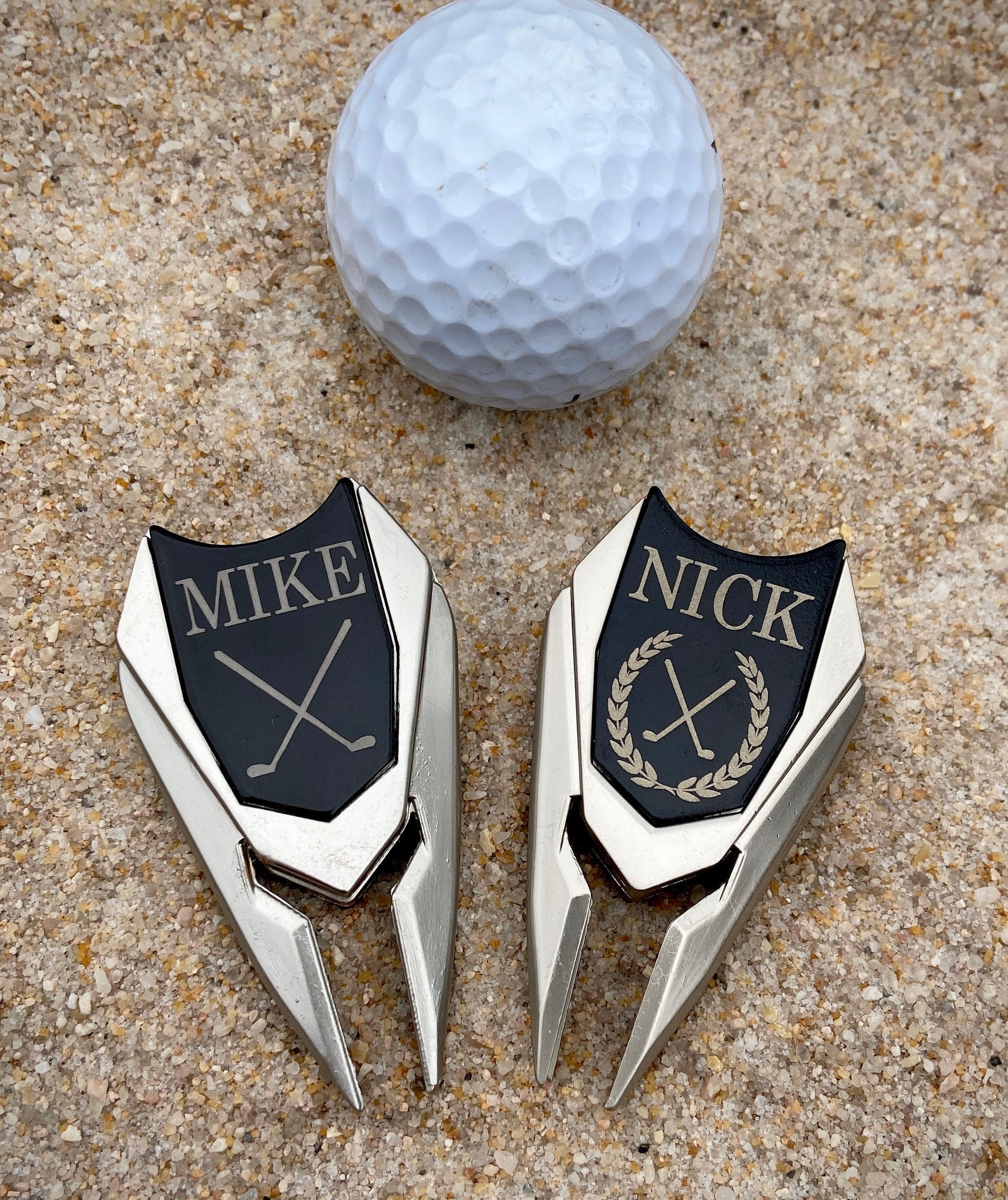 Golf Ball Marker Divot Tool Personalized Custom Engraved Etsy