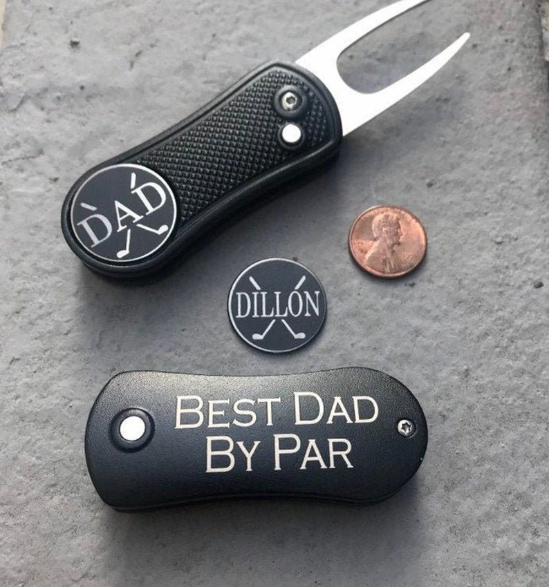Gepersonaliseerde golfsprinkler en balmarkering, gegraveerd kerstcadeau afbeelding 10