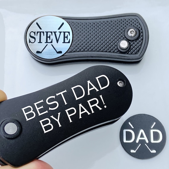 Personalized Golf Divot Tool & Ball Marker, Engraved Christmas Gift
