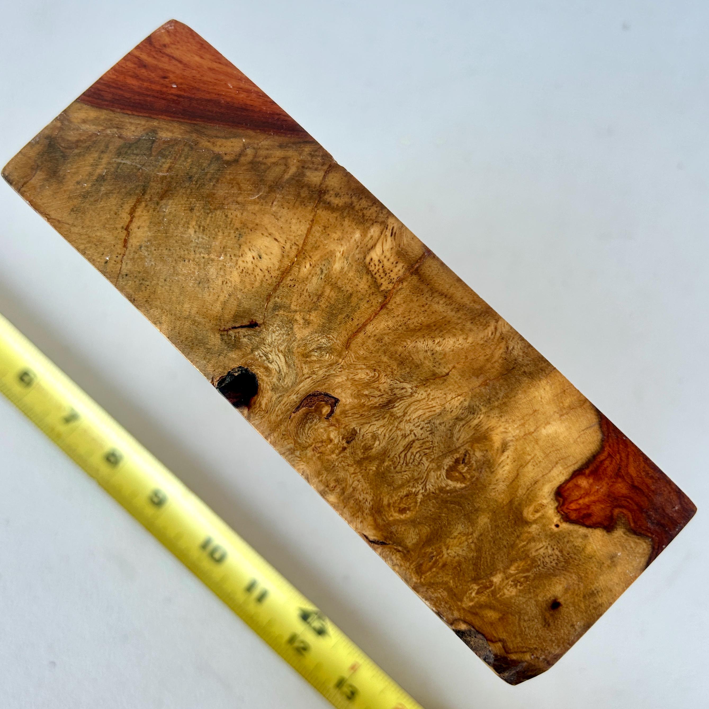 Amboyna Burl Wood / Pen Blanks Knife Scales Bowl Blank