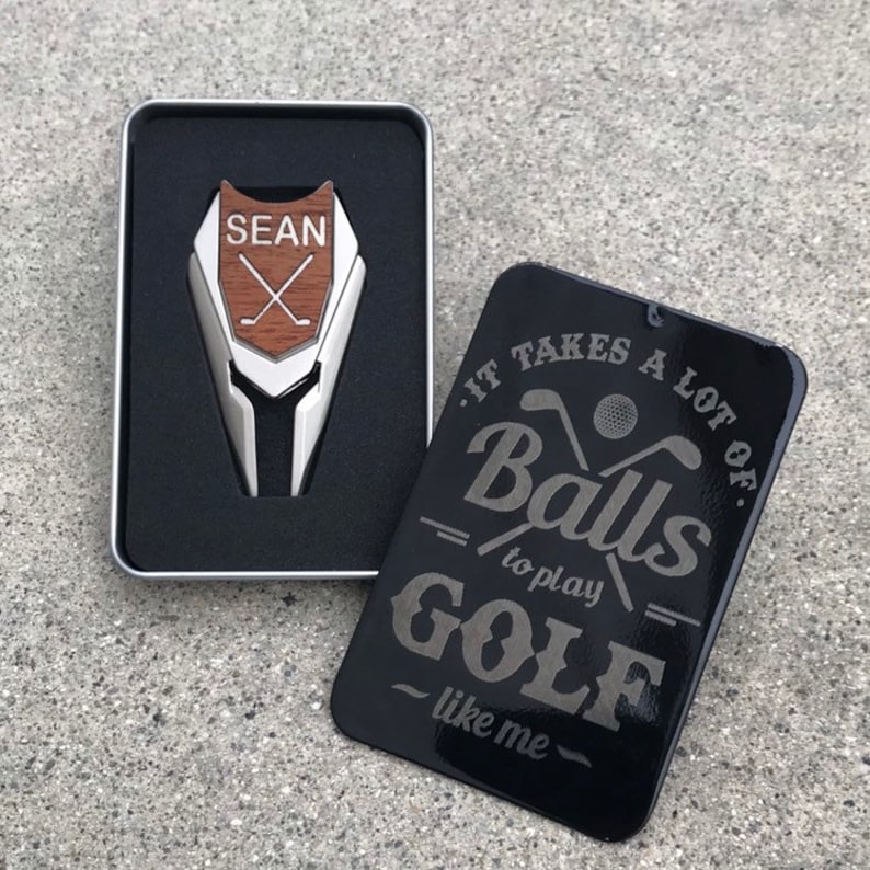 Golf Ball Marker Divot Tool/ Personalized Custom Engraved Etsy