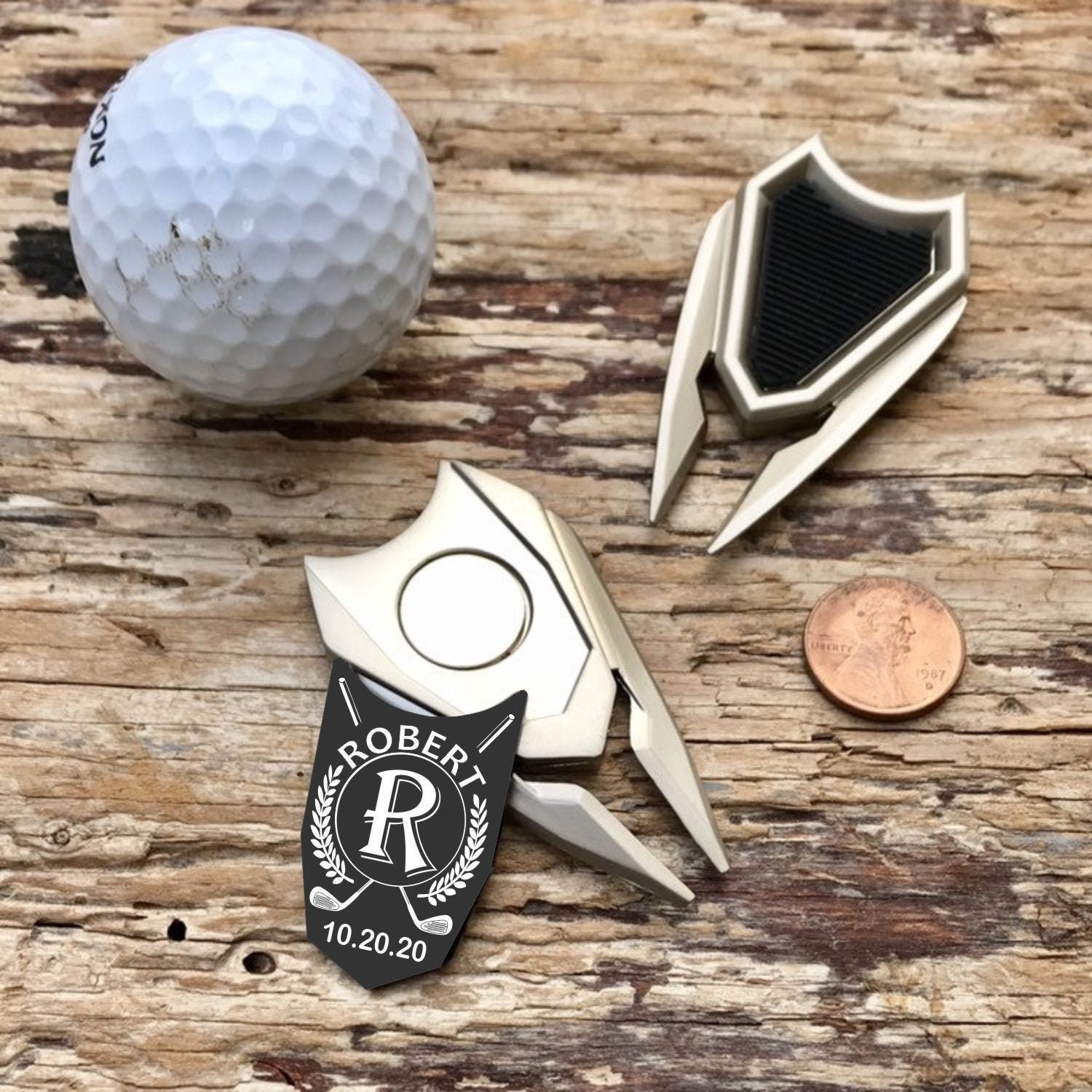 Golf Ball Marker Divot Tool / Personalized Custom Engraved Etsy