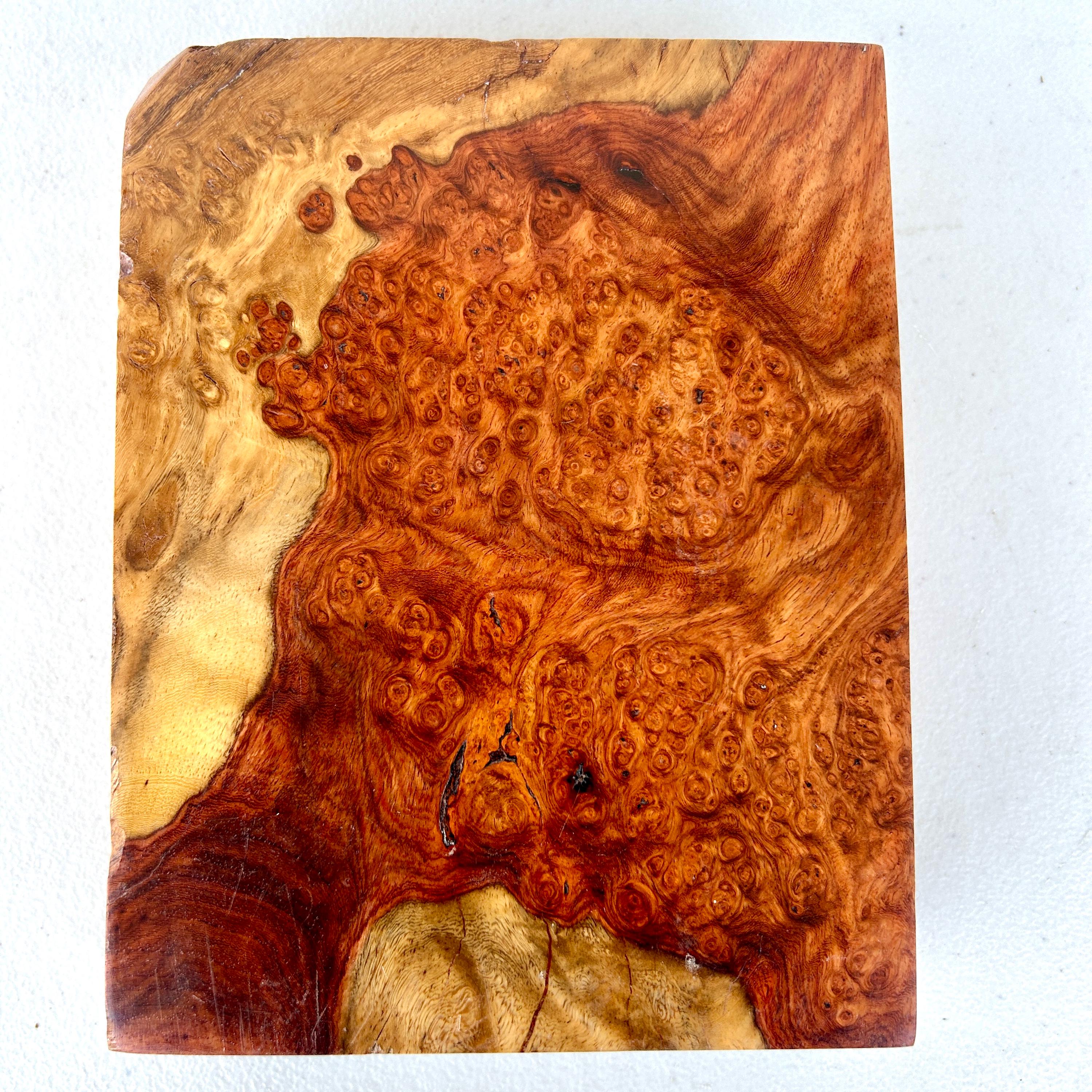Amboyna Burl Wood / Pen Blanks Knife Scales Bowl Blank