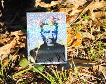 David Lynch Glitzer-Sticker