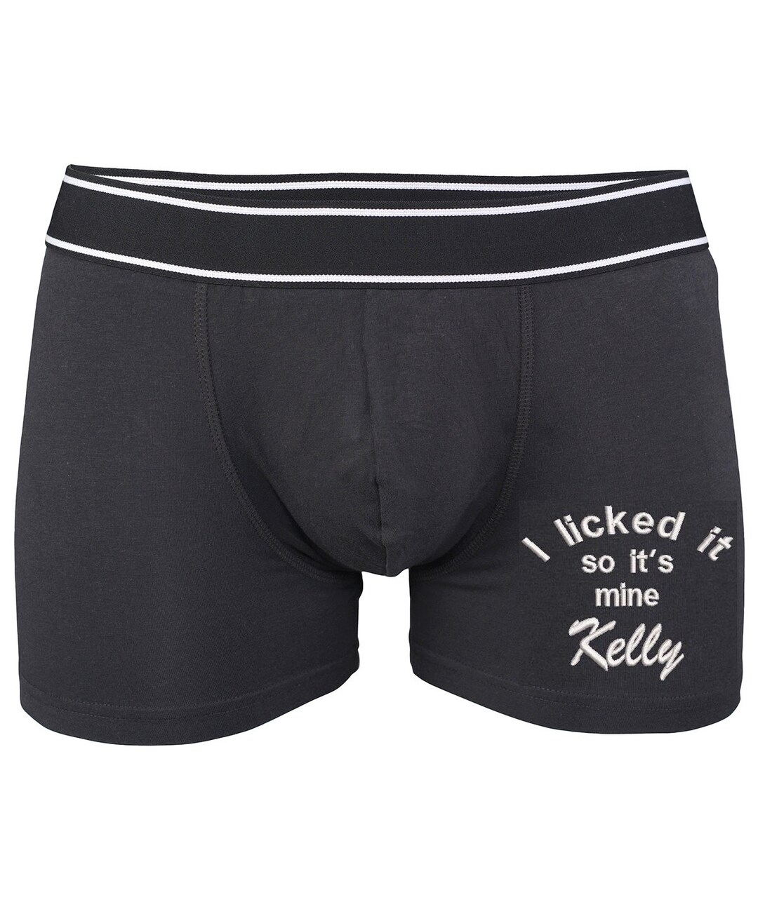 Personalised Valentines Boxer Shorts for Him Gift Ideas I Licked It Any
