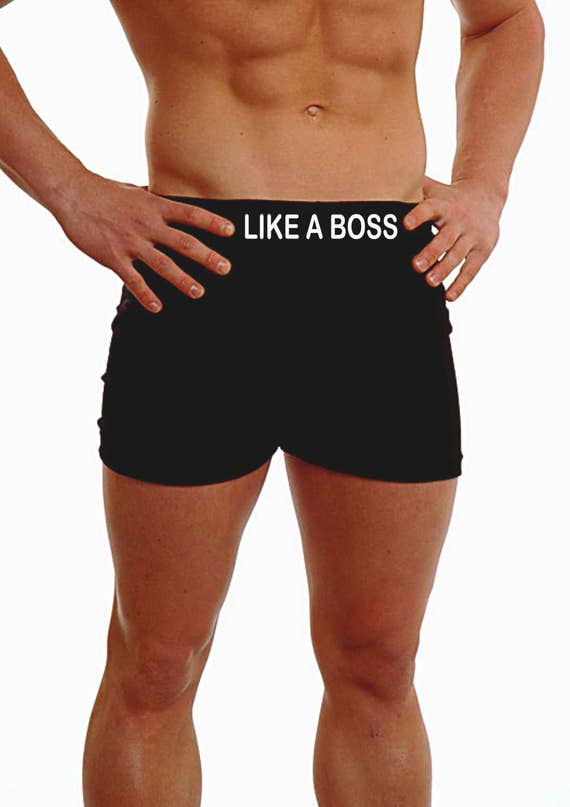 Personalised Mens Boxer Shorts Underwear ANY MESSAGE Wedding Gift