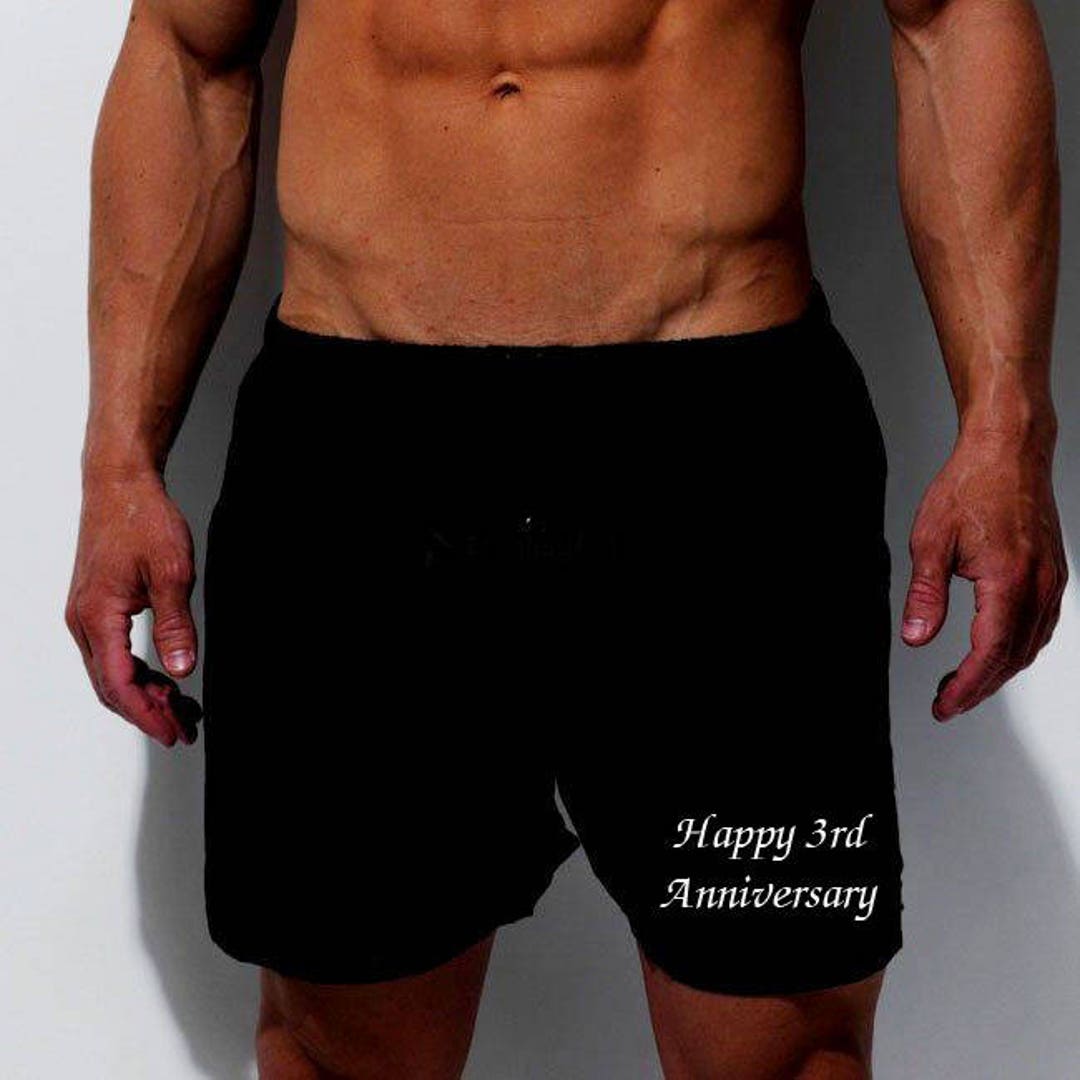 Personalised Boxer Shorts Baggy Trunks Mens Underwear ANY - Etsy