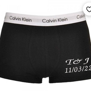 Personalised Calvin Klein Mens Boxer Shorts Underwear - Etsy