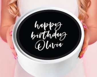 Birthday Gift Box - Birthday Gifts For Her - White Confetti - Happy Birthday - Birthday Gift Box - Birthday Box - Birthday for Her