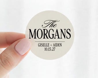 LABELS ONLY - Round Custom Labels - Wedding Club Candle Labels - Club Aesthetic Labels - Two Sizes Available 1.5" Round or 2" Round
