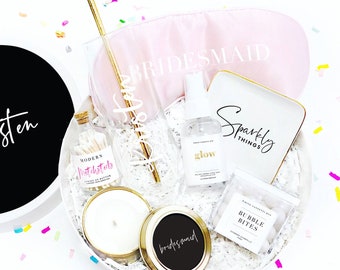 Bridesmaid Gift Box - Bridesmaid Box Set - Asking Bridesmaid - Bridesmaid Proposal - Wedding Party Gifts - Will You Be My Bridesmaid Gifts