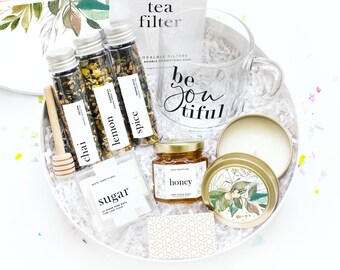 Sympathy Gift Set - Care Package Gift - Condolence Gift Box - Thinking Of You Gift - Encouragement Gift - Cheer Up - Get Well Soon - Tea Box