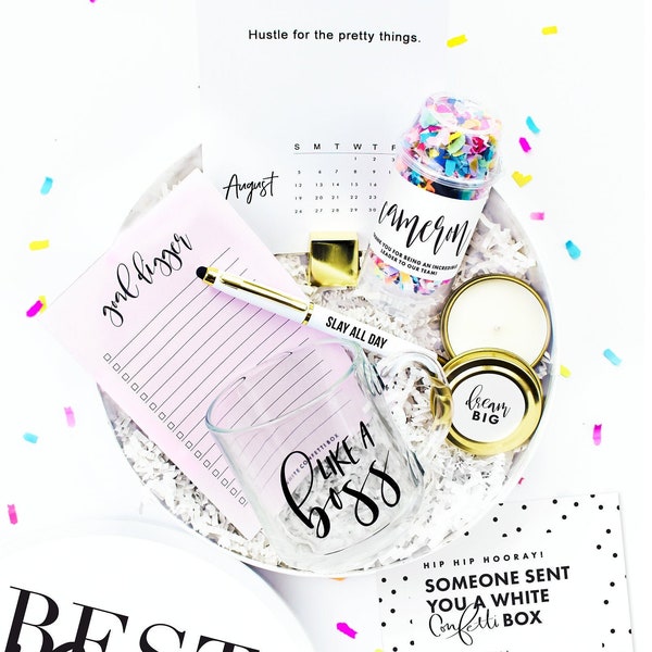 Boss Gift - Girl Boss - Gift for Boss - Boss Day - Promotion Gift Box - Bosses Day - Like A Boss - Best Boss Ever - Boss Mug - Co-worker