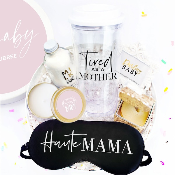 Gift for New Moms - Pregnancy Gift - New Mom Gift Basket - Tired as a Mother - Expecting Mom Gift - New Moms - New Mom Survival Kit