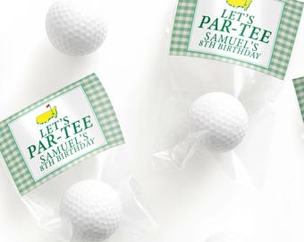 Let's Partee Golf Squishy Ball Birthday Party Favors - Golf Themed Party - Boys Birthday Bulk - Goodie Bag Fillers - Team Treats