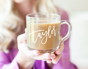 Personalized Mug - Name Mug - Custom Mug with Name - Vinyl Mug - Custom Cup - Customized Mug - Coffee Mug - Bridal Party Coffee Mug Cup