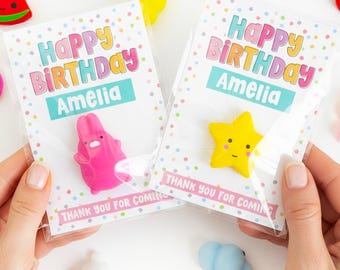 BULK Birthday Squishy Favors - Teacher Class Gift - Modern Mochi Squishy Toys - Kids Birthday Favors