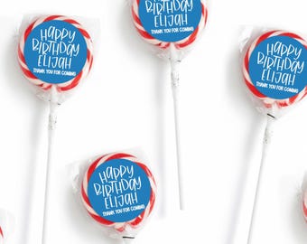 Kids Birthday Lollipops - BULK Birthday Candy Favor - Kids Birthday Party Favor - Affordable Kids Birthday Candy - Favor Bag Treat