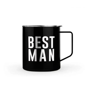 Groomsman Stainless Steel Mug Best Man Gift Idea Best Man Gift Asking Groomsman Groomsman Ask Gift Usher Gift White Confetti Box image 3
