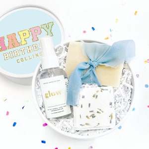 Mini Spa Gift Set - Luxury Soap - Gifts Under 30 - Affordable Birthday Gift - Personalized Gift Idea - Gift for BFF - Birthday Gift Set