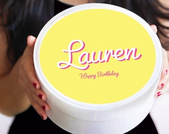 Birthday Gift Box - Birthday Gifts For Her - White Confetti - Happy Birthday - Birthday Gift Box - Birthday Box - Birthday for Her