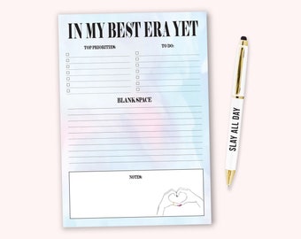 Best Era Yet Notepad - Era Notepad - To Do List - Trendy Notepad - Desk Notepad - Gifts for Her - Affordable Gift under 15 - Era's Gift Idea