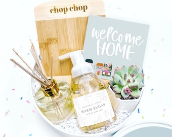 Housewarming Gift - New Home Gift - New Home Gift Set - Home Sweet Home - Realtor Closing Gift Basket - First Home Gift - House Warming Gift