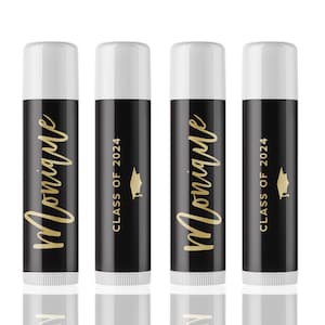 Graduation Lip Balms - Graduation Party Favor - Graduation Party Idea - Class of 2024 Lip Balm - Class of 2024 Graduation Party - Grad Party