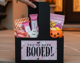 You’ve Been Booed Gift - Boo Basket Favor - Halloween Treat for Kids - Classroom Goodie Bag - Quick Ship