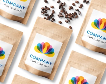 BULK Custom Logo Favor Pouch - Branded Corporate Gifts - Custom Logo Bags - Your Logo Here - Custom Party Favors - Branded Marketing Swag
