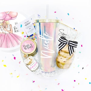 Birthday Gift - Birthday Gifts For Her - White Confetti - Happy Birthday - Birthday Gift Box - Birthday Box - Birthday for Her - Custom Gift