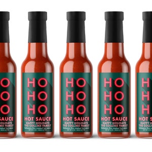 Holiday Hot Sauce - Ho Ho Ho Holiday Hot Sauce - Funny Christmas - Hot Sauce Lovers - Stocking Stuffer Under 10 - Affordable Guys Christmas