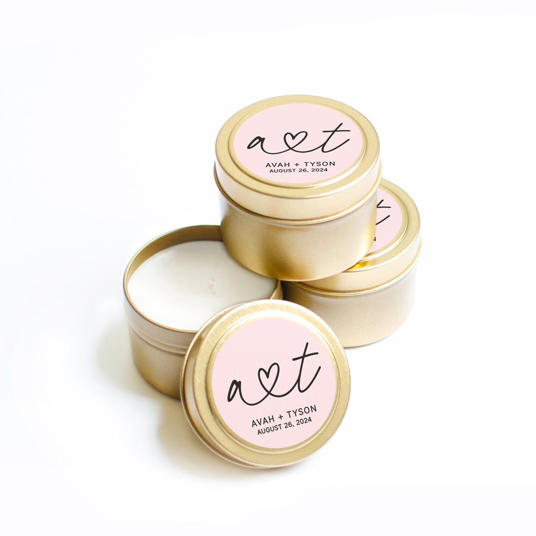 Wedding Favors for Guests Bulk - Custom Candle Favors - Shower Favors ...