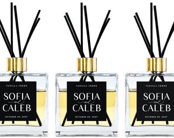 Reed Diffuser - BULK Wedding Favors - Luxury Wedding Favors - Unique Wedding Favors - Wedding Guest Favors - Personalized Wedding Favors