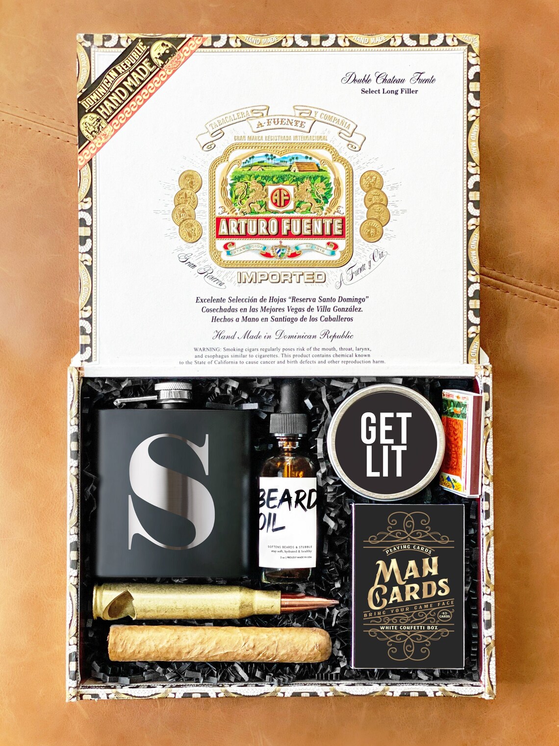 Father's Day Gift for Him Cigar Box Gift Idea for Men Etsy