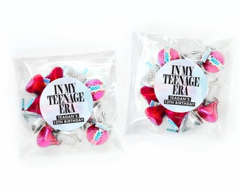 In My Teenage Era Stickers SET - Era Label Bag - My Birthday Era Party Favor - Eras Party Favor Idea - Best Era Yet - Girl Party
