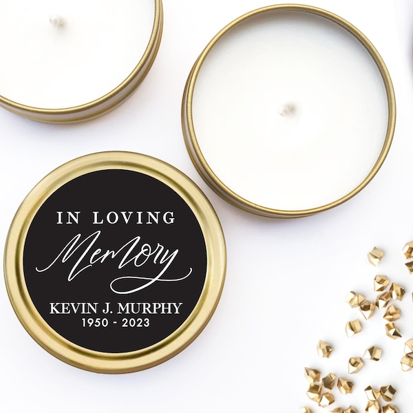 In Memory Candle in Bulk Etsy